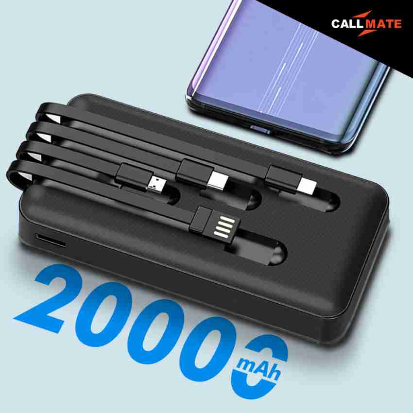 Callmate 20000 mAh 15 W Power Bank Price in India - Buy Callmate 20000 mAh  15 W Power Bank online at