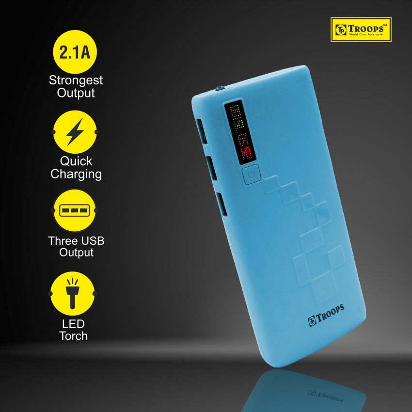 TP TROOPS 12000 mAh Power Bank Price in India - Buy TP TROOPS 12000 mAh Power  Bank online at
