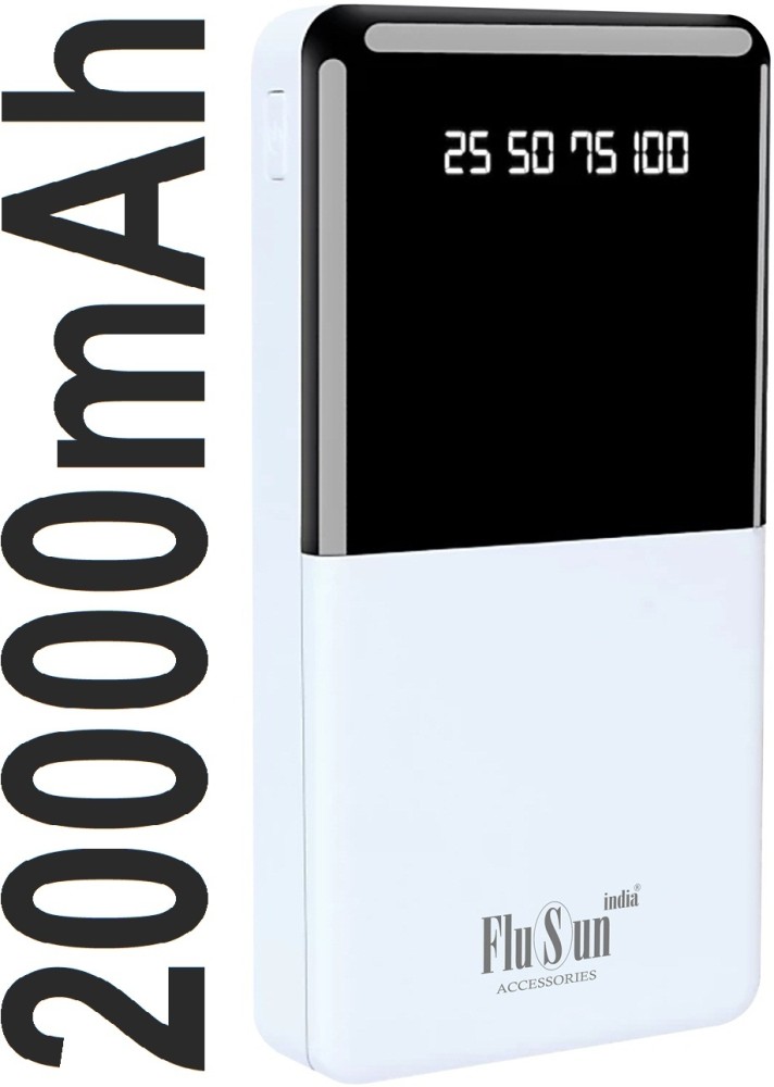 FluSun india 20000 mAh Power Bank (20 W, Fast Charging) Price in India - Buy  FluSun india 20000 mAh Power Bank (20 W, Fast Charging) online at Flipkart .com