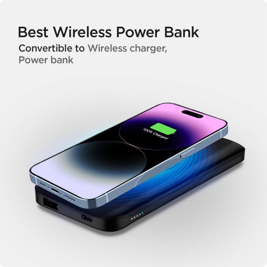 Spigen 10000 mAh Wireless Power Bank (20 W, Power Delivery 3.0) Price in  India - Buy Spigen 10000 mAh Wireless Power Bank (20 W, Power Delivery 3.0)  online at