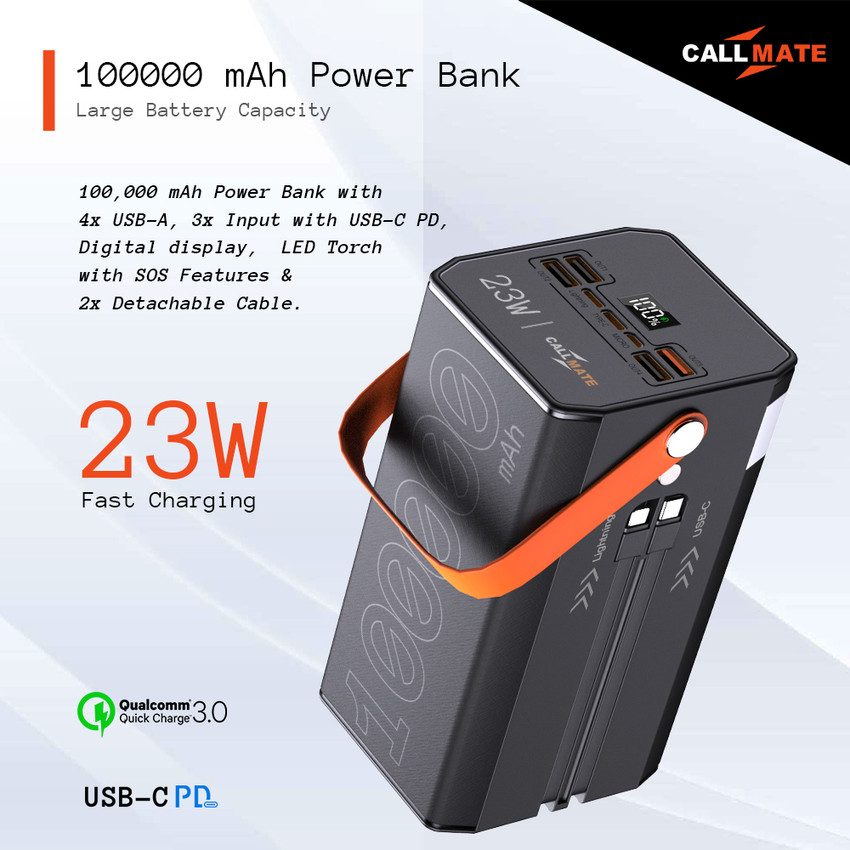 solar power bank 100000mah