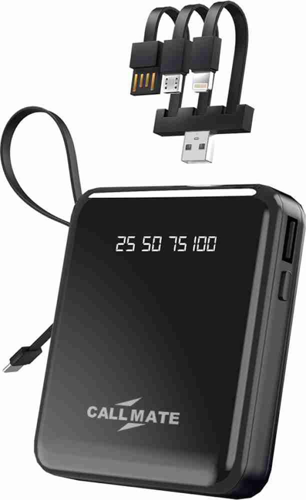 Callmate 10000 mAh 12 W Power Bank Price in India - Buy Callmate 10000 mAh  12 W Power Bank online at