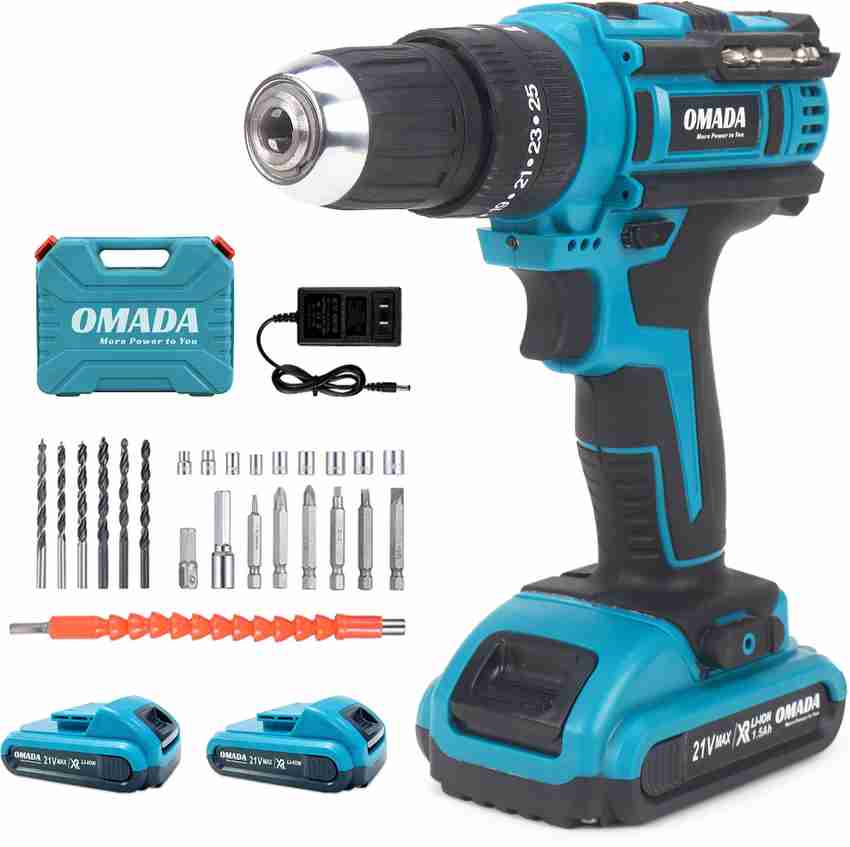 Omada 21v Cordless Powerful Driver Set with Extra 24 Tools