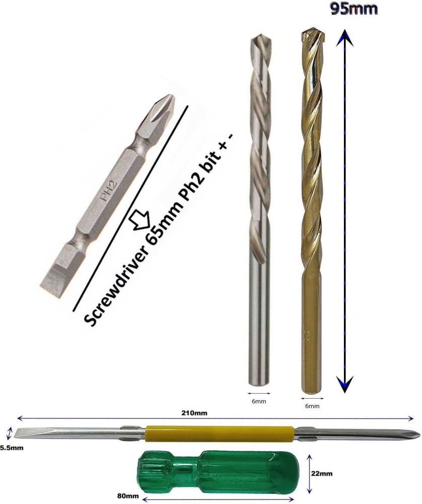 Reversible deals drill bit