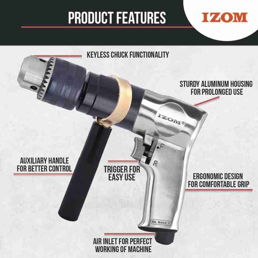 Air discount drill uses