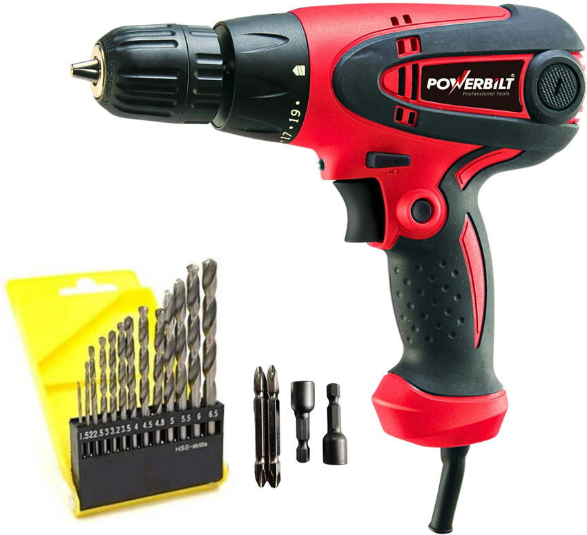 PowerBilt PBT SD 10L Electric Screwdriver Drill Machine 500W
