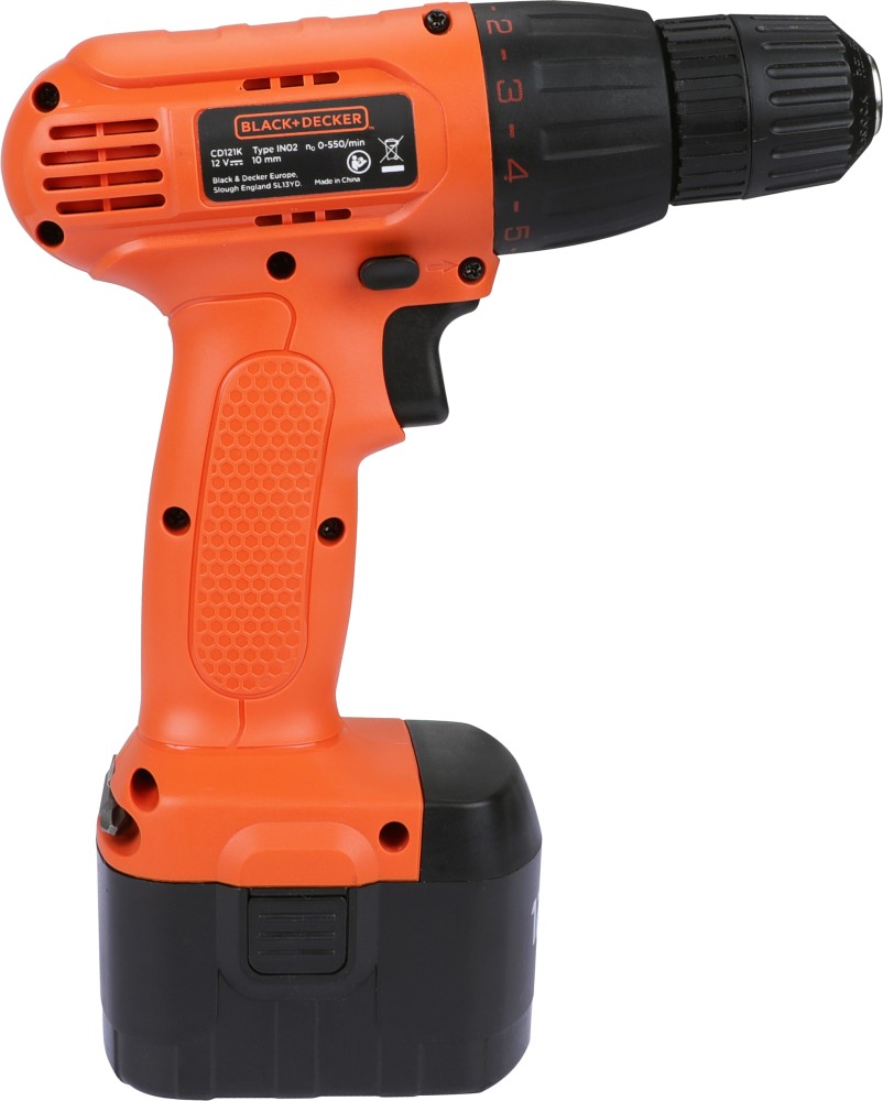 BLACK DECKER CD121K50 12 Volt Cordless Drill Driver with Keyless