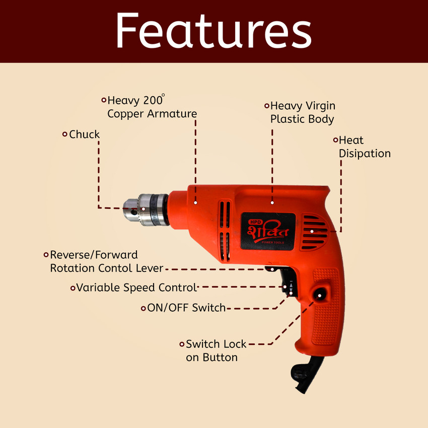 Speed control online drill machine