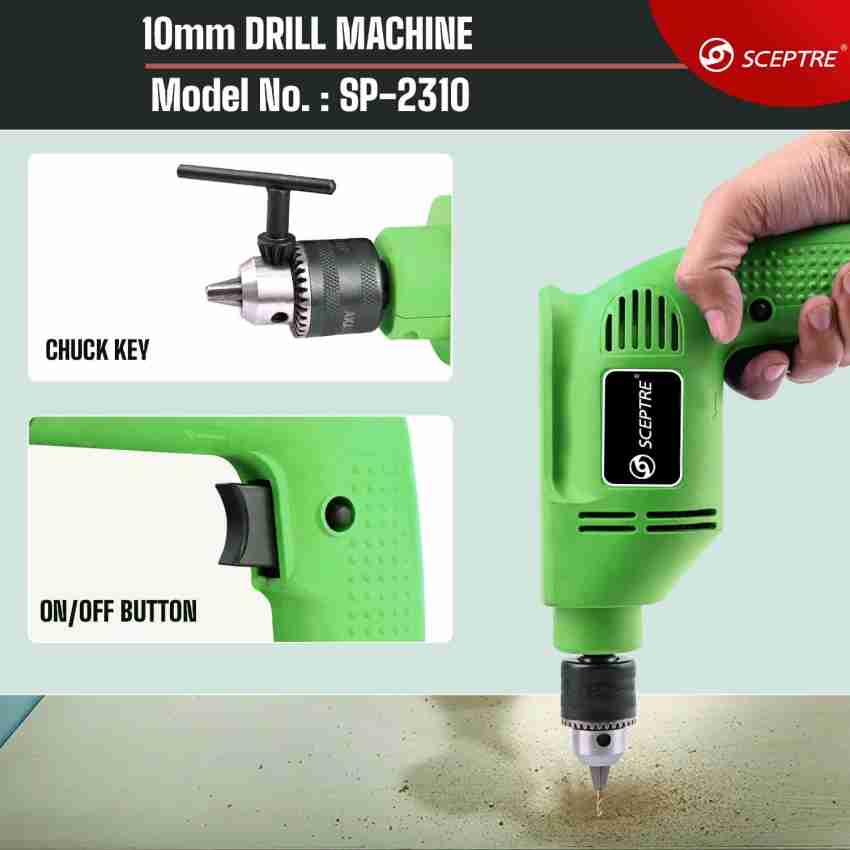 Electric Corded Drill, 450W, 220V, Keyed Chuck