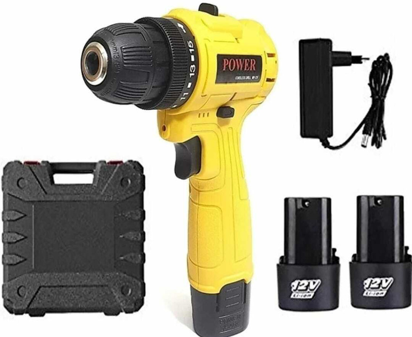 Yellow power drill clearance