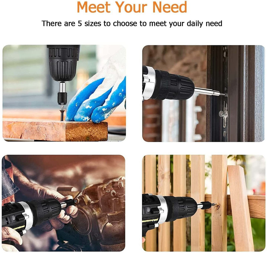 Screw holder store for electric drill
