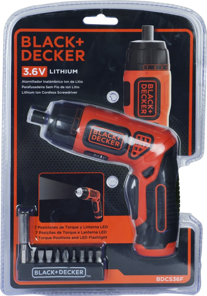 BLACK DECKER BDCS36F Pistol Grip Drill Price in India Buy BLACK