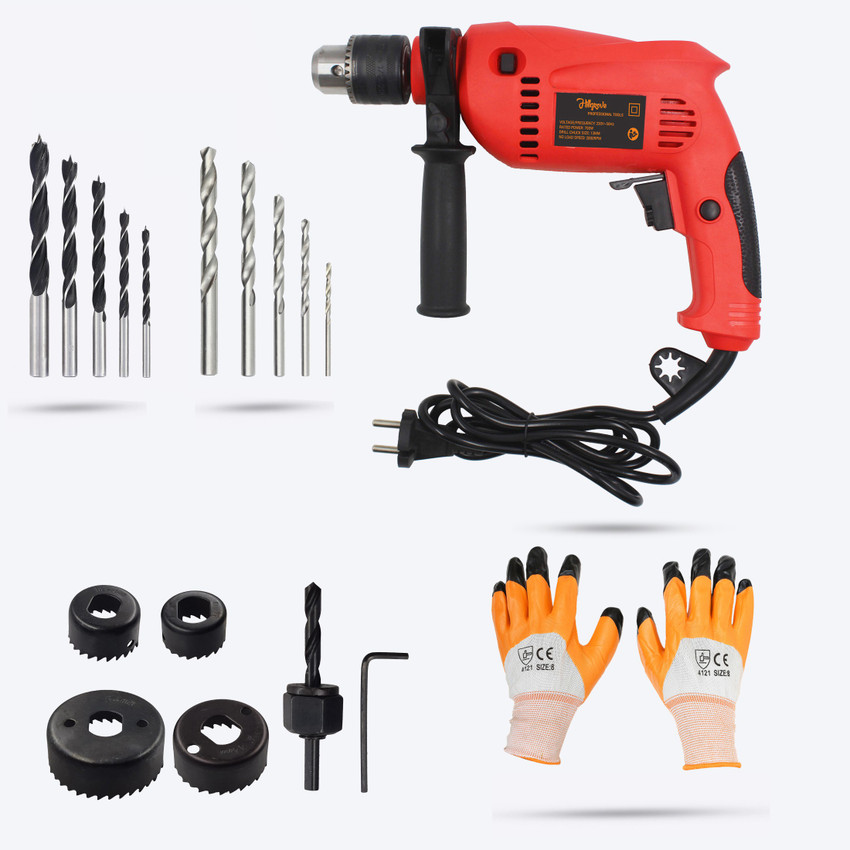 Mains power outlet drill
