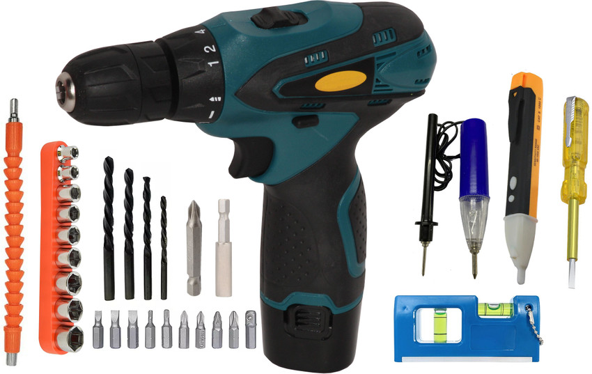 Digital Craft Cordless Drill Machine 12V 3 in1 Tester Kit Mini