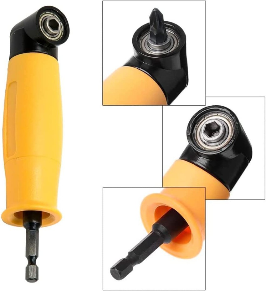 Homdum 90 Degree Drill Attachment 1/4 inch Right Angle Drill 90 Degree  Extension Power Screwdriver 1/4 inch Magnetic Drill Price in India - Buy  Homdum 90 Degree Drill Attachment 1/4 inch Right