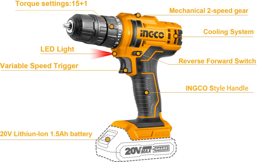 Cordless drill discount 18v vs 20v