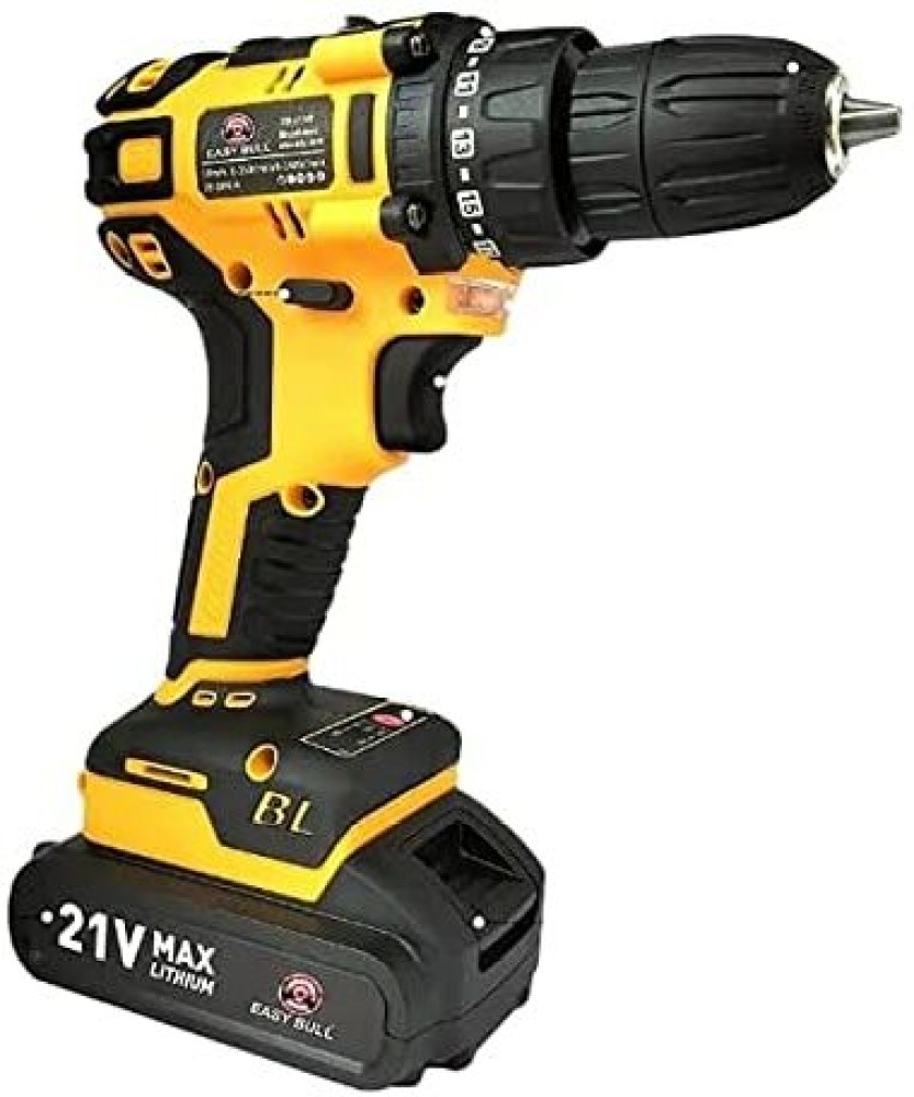 21v Brushless Electric Drill 50nm Cordless Screwdriver Lithium- Battery  Mini Electric Power Screwdr