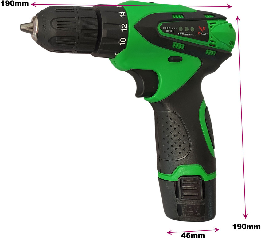Cordless shop reversible drill