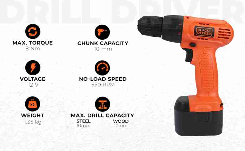 Black and decker store torque drill