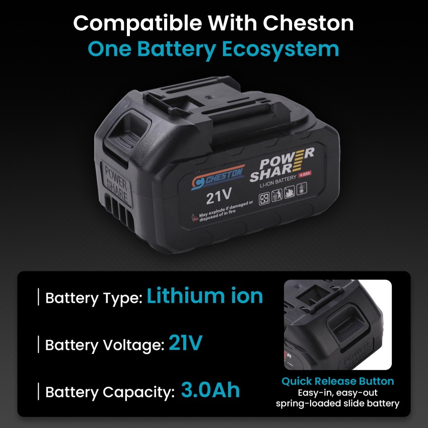 Cheston discount drill battery