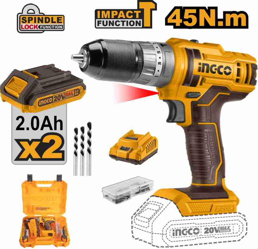Ingco 20v outlet drill
