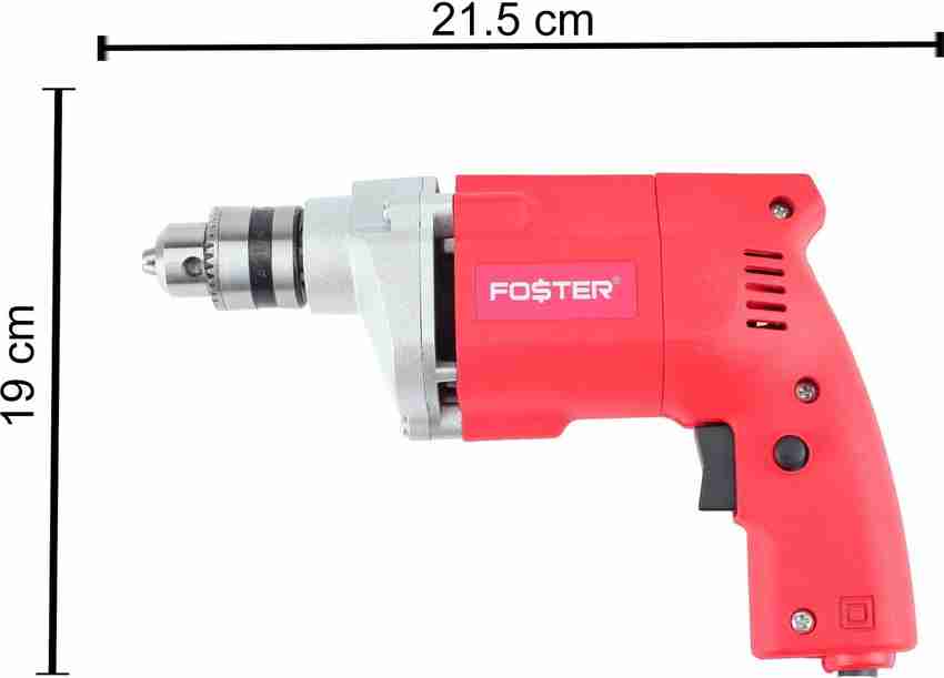 FOSTER FPD 010A Drill Machine for Home 2600 RPM 400W Made In India Best Seller FPD 010A with 5 High Quality Bits Pistol Grip Drill Price in India Buy