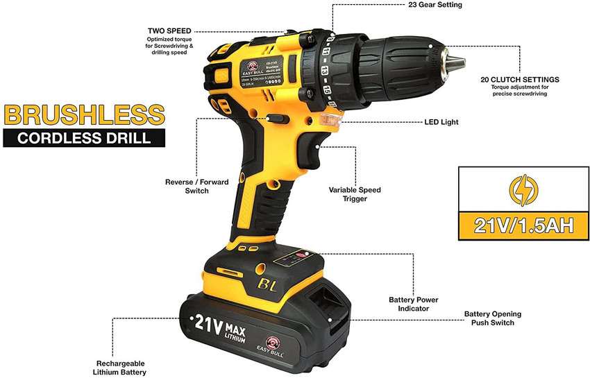 B and q cordless drill hotsell