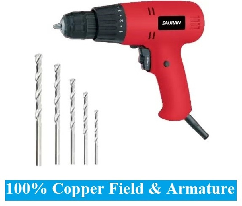 Sauran HEAVY DUTY ELECTRIC SCREWDRIVER MACHINE WITH 5PCS DRILL BIT