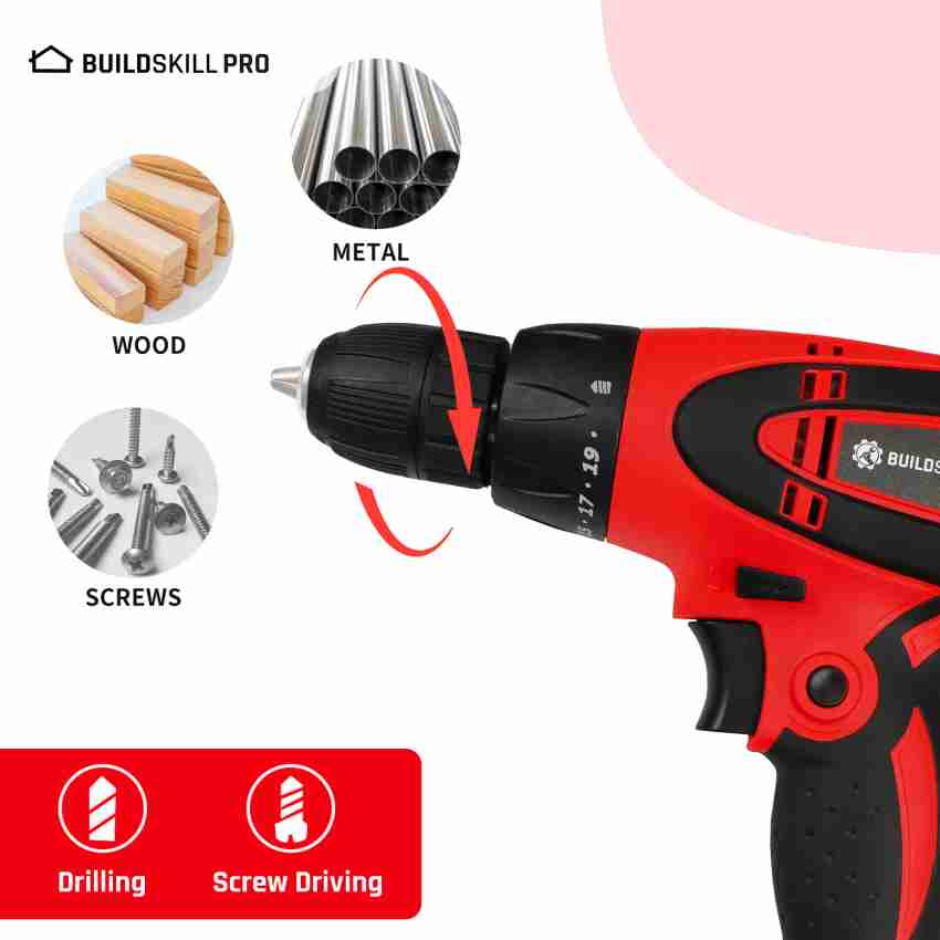 BUILDSKILL Pro Home Professional DIY Screwdriver Reversible