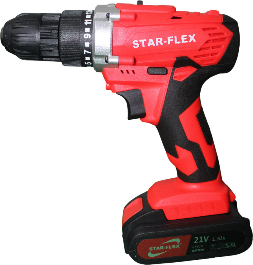 GSCPT HEAVY DUTY STARFLEX CORDLESS 21V SCREWDRIVER WITH 2