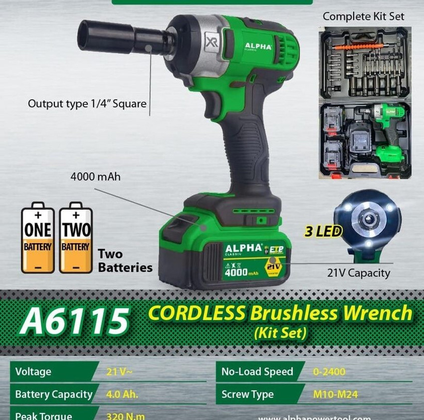 GSCPT HEAVY DUTY 10mm to 24mm ALPHA CORDLESS IMPACT