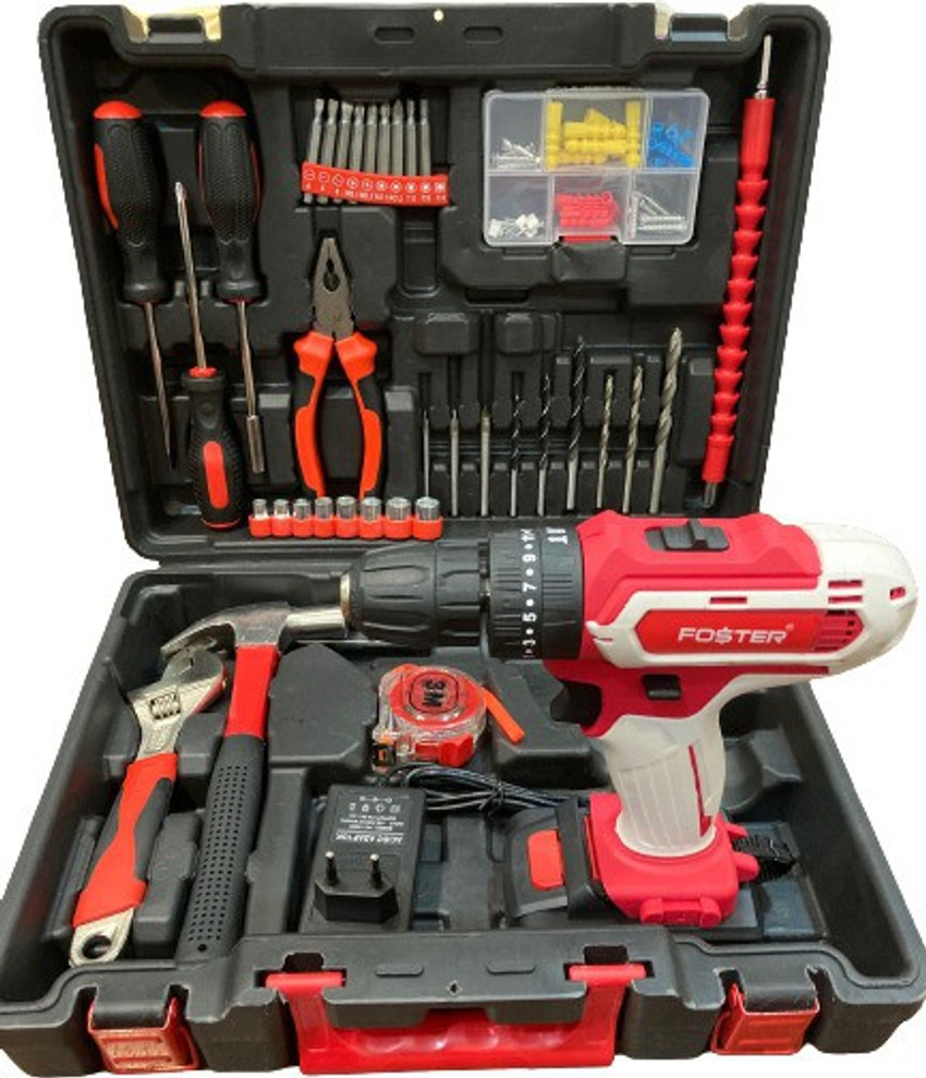 FOSTER FK 44 21 21V cordless screwdriver 44 pcs hand tool kit with two speed Cordless Drill Price in India Buy FOSTER FK 44 21 21V cordless screwdriver 44 pcs hand tool kit
