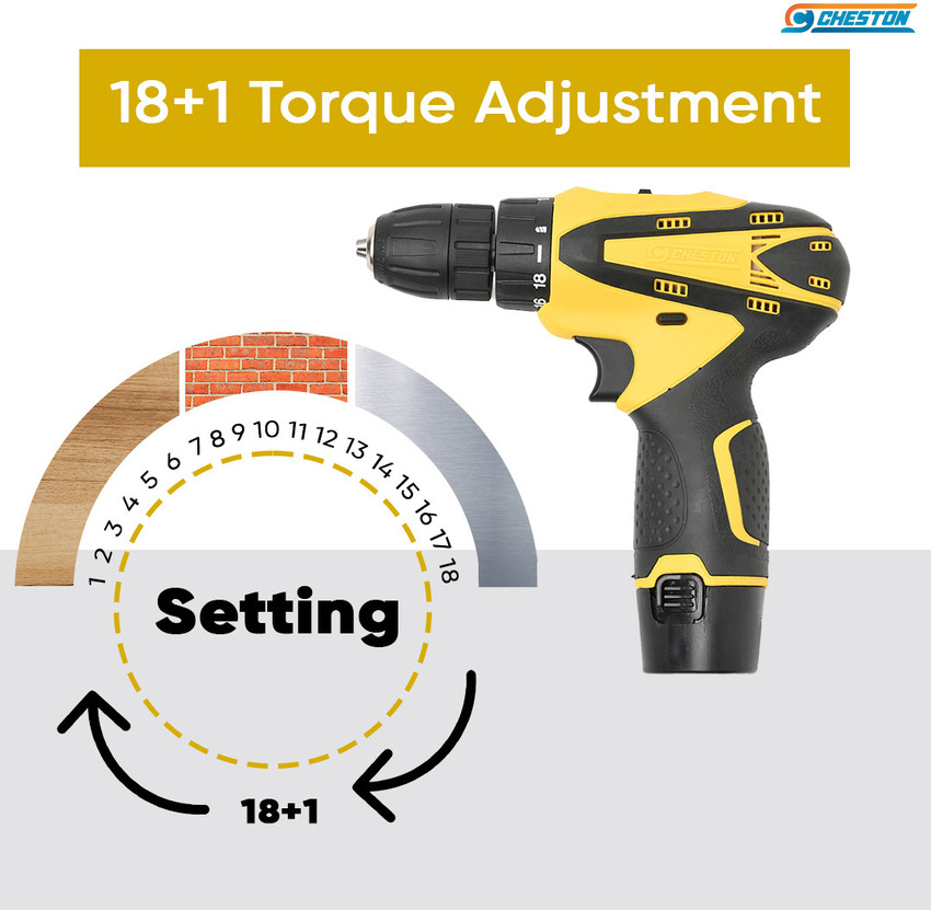 Cheston cordless drill screwdriver sales