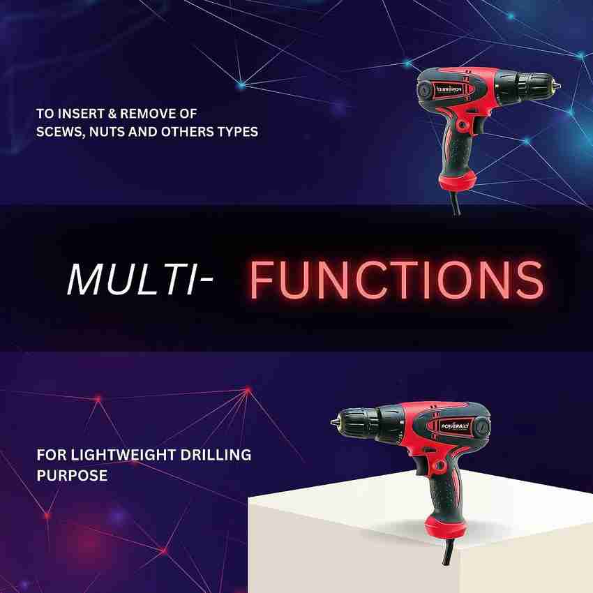 Powerbilt drill machine best sale price