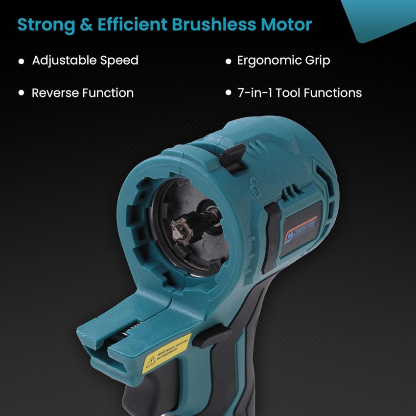 CHESTON Variable Speeds up to 24 000 RPM Multi Head Power tool One