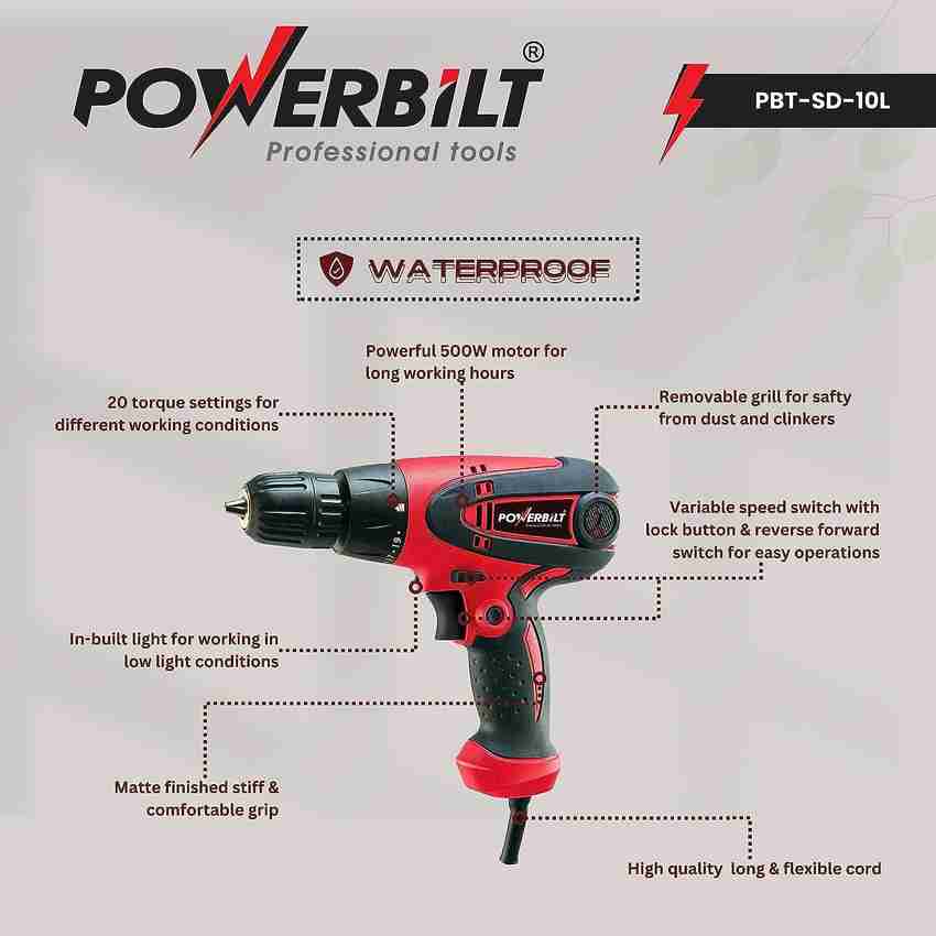 Powerbuilt sales cordless drill