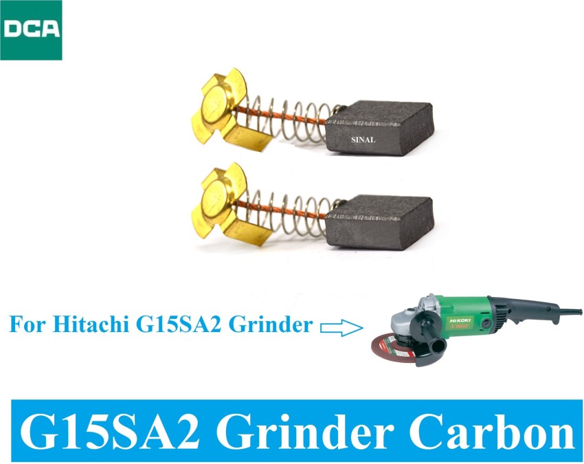 SINAL Carbon Brush Set DCA Make For Hitachi Grinder Model G15SA2