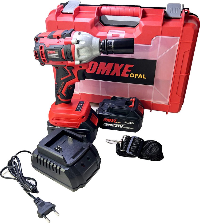 OMXE Impact Cordless Wrench 22mm Socket 21v Double Heavy Battery