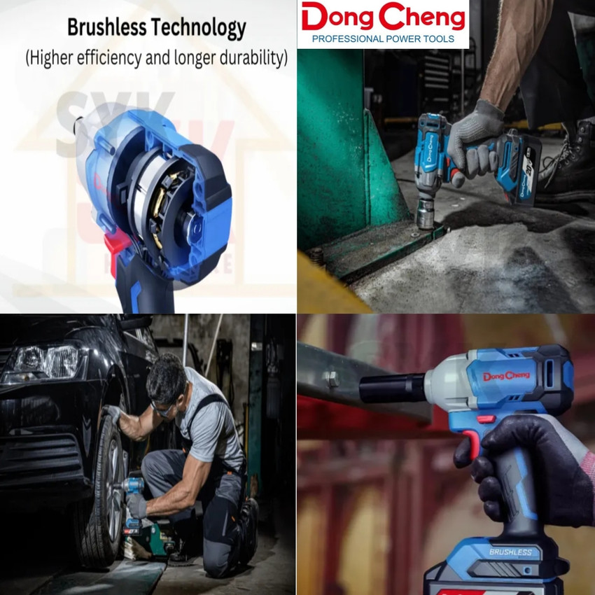 DONGCHENG MAYUR DG DCPB298 CORDLESS MACHINE WITH 20V MAX 2 BATTERY 1 TOOL BAG OF SIZE 1 12