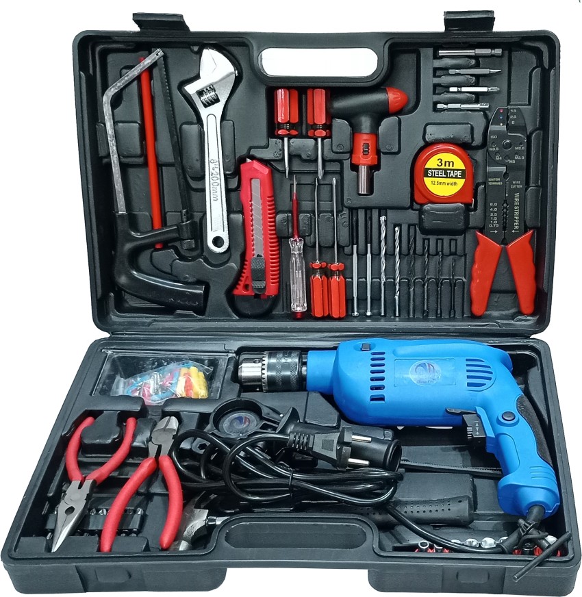 Mass Pro 13mm Powerful Impact Drill Tool Kit 750W Reversible Multi Tool Accessories Power Hand Tool Kit Price in India Buy Mass Pro 13mm Powerful Impact Drill Tool Kit 750W