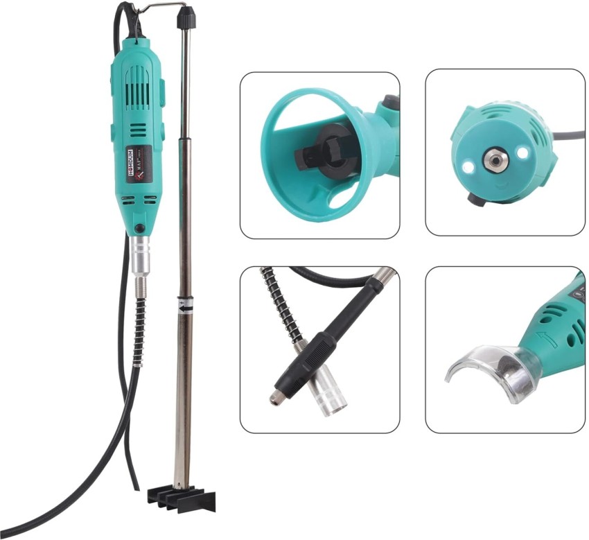 Homdum Multifunctional Mini Rotary Die Grinder Kit with Flexible Shaft and  350 Modes (175pc x 2 grinders) of Accessories Green with + 1 Pair Hand  Gloves +1 Safety Goggle Hand Tool Kit