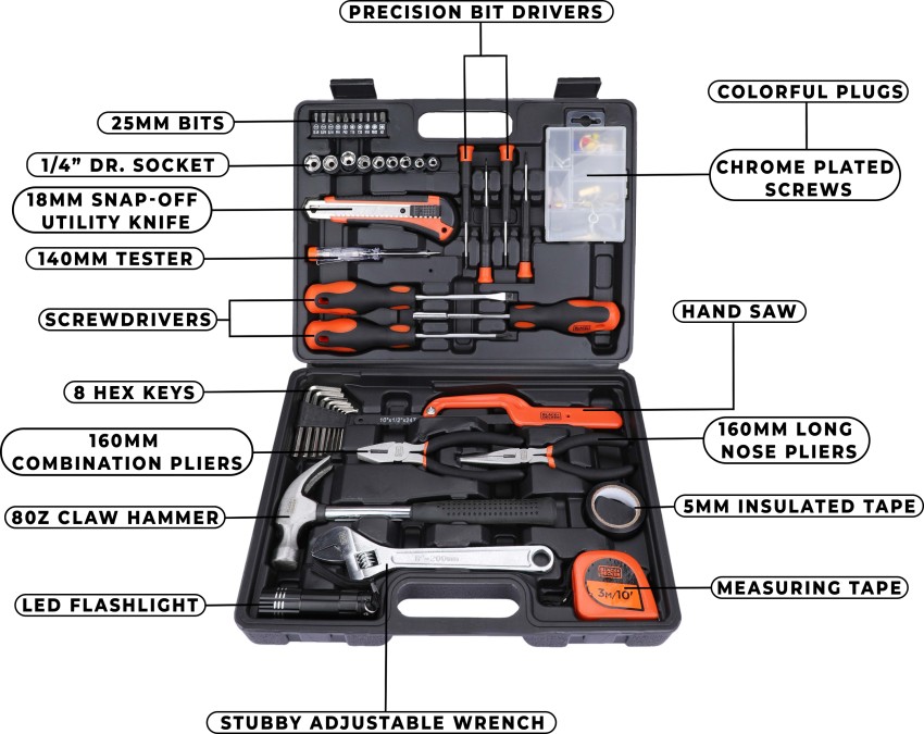 BLACK DECKER Hand Tool Kit