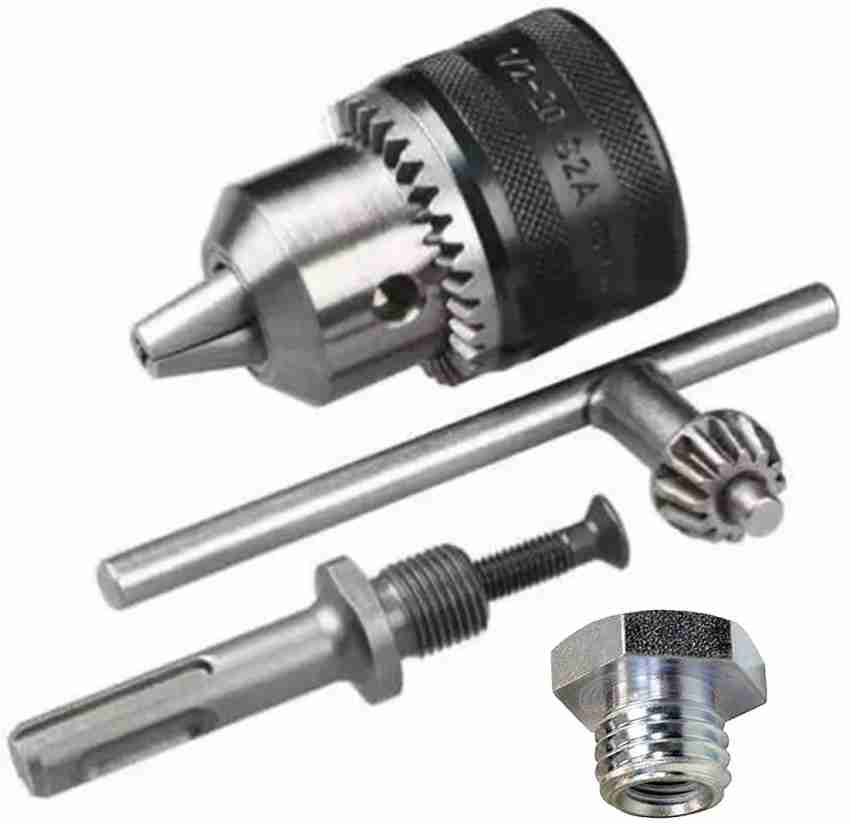 Kshivi 13 mm Drill Chuck for Drill Machine / Angle Grinder / Rotary Hammer  1/2 20 Unf Power & Hand Tool Kit Price in India - Buy Kshivi 13 mm Drill  Chuck