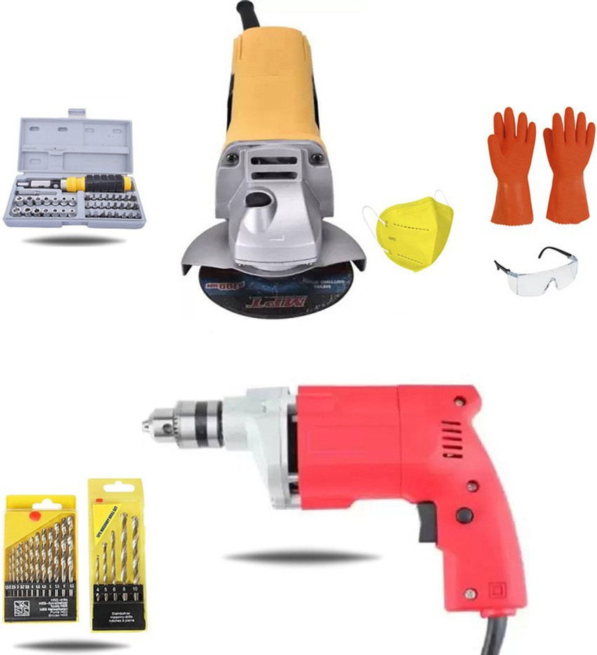 Drill and hotsell angle grinder combo