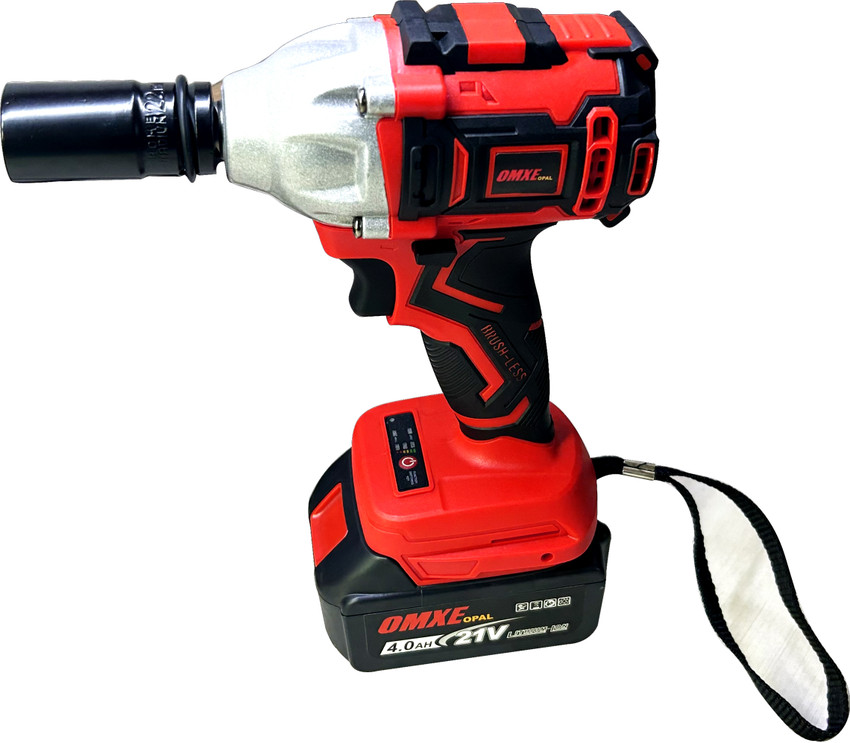 OMXE Cordless Wrench 21v Double Battery Cordless Impact Wrench 1