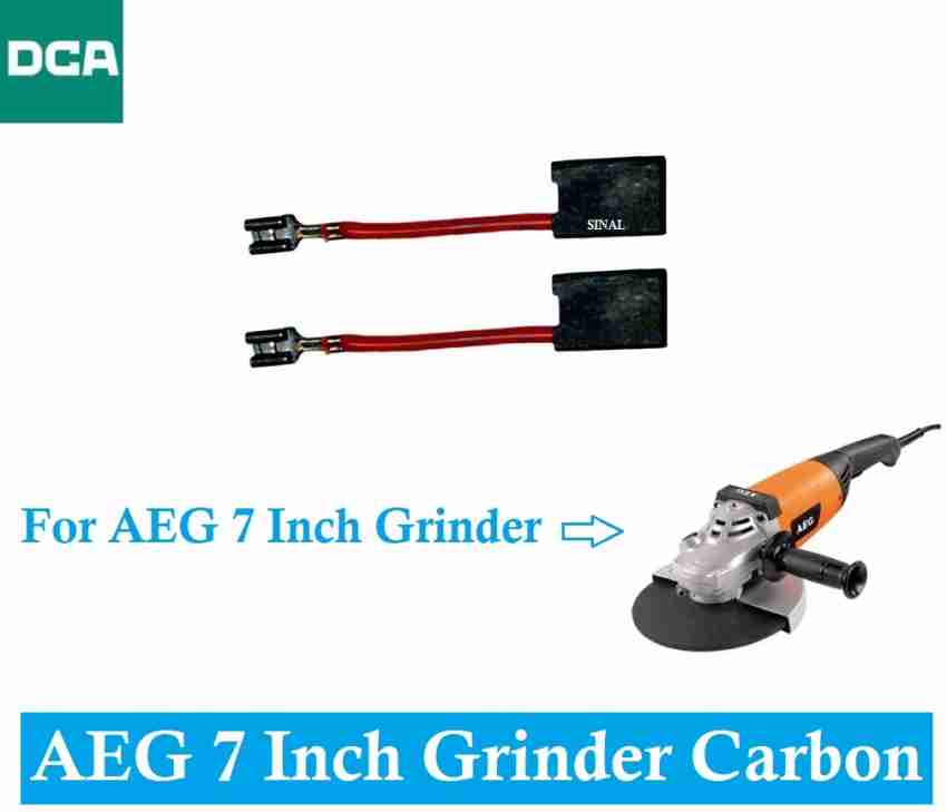 SINAL Carbon Brush Set DCA Make For AEG 7 Inch Grinder Machine