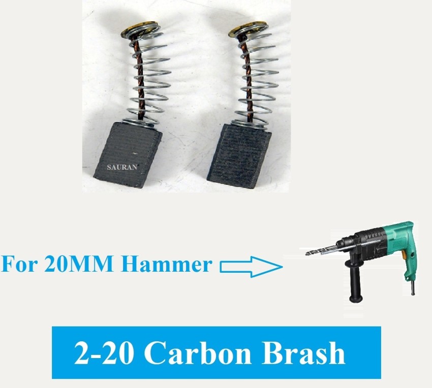 Sauran Pack of 4 8 piece Carbon Brush for 2 20 Hammer 20mm Power