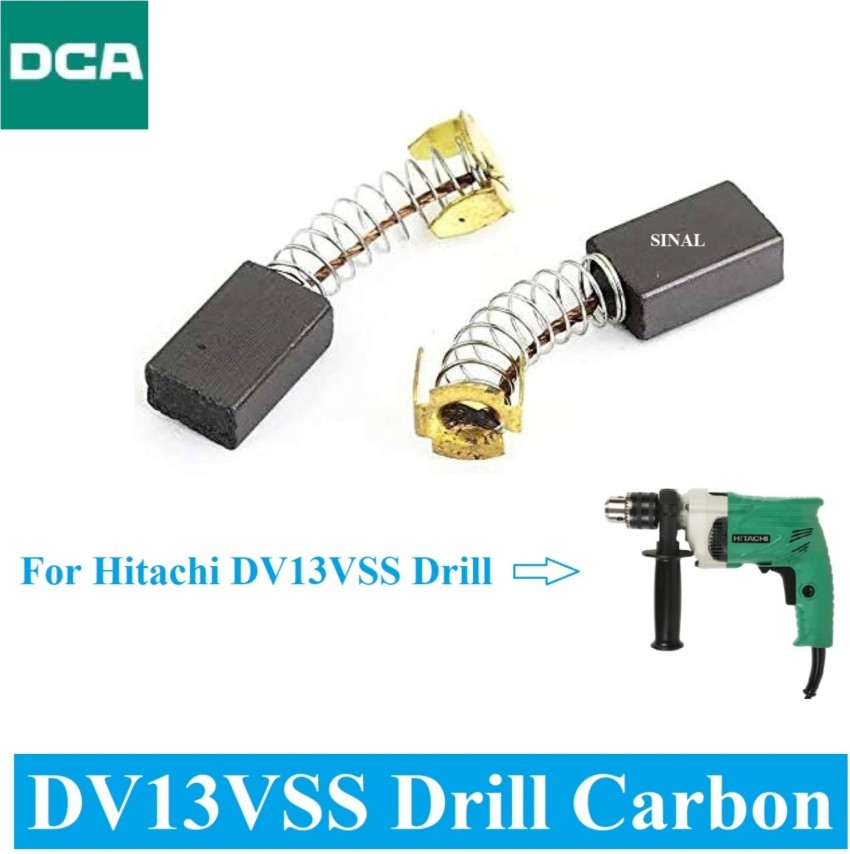 SINAL Carbon Brush Set DCA Make For Hitachi Drill Model DV13VSS