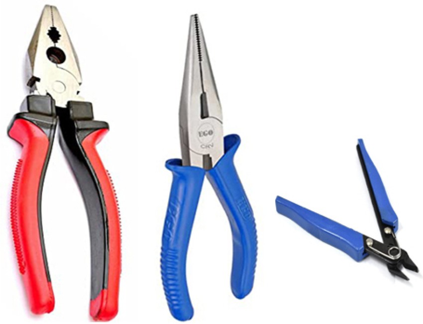 Red Handle 1pc 8 inch End Cutter Steel Fixers Pliers Wire Cable Cutting  Nippers Tool Hand tools - AliExpress