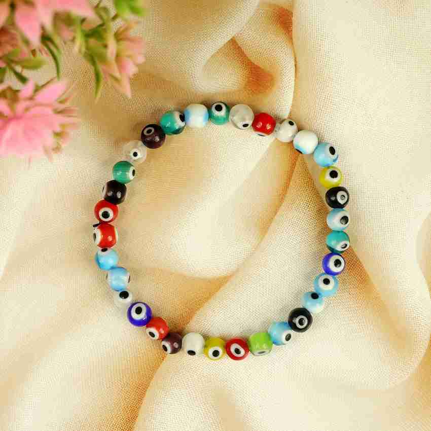 Evil eye colorful top bracelet